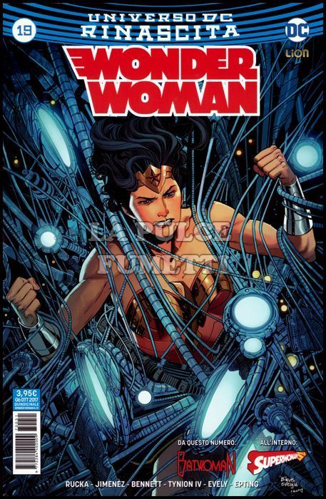 SUPERMAN L'UOMO D'ACCIAIO # 51 - WONDER WOMAN 19 - RINASCITA